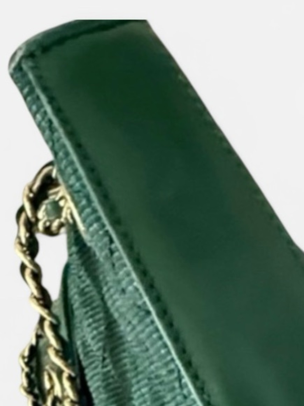 Vintage BALLY dark,green shoulder bag, RARE EUC - Picture 10 of 15